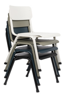 Aluminum Stackable Outdoor Chairs (2) | Zuiver Back To School | Oroatrade.com