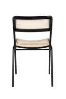 Beech Framed Rattan Dining Chairs (2) | Oroatrade.com