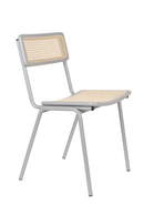 Beech Framed Rattan Dining Chairs (2) | Oroatrade.com