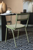 Beech Framed Rattan Dining Chairs (2) | Oroatrade.com