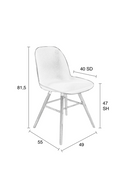 Modern Shell Dining Chairs (2) | Zuiver Albert Kuip | Oroatrade.com