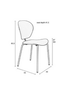 Minimalist Molded Dining Chairs (2) | Zuiver The Ocean | Oroatrade.com