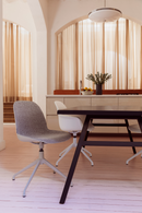 Upholstered Minimalist Swivel Chair (2) | Zuiver Albert | Oroatrade