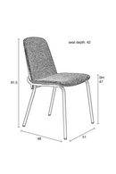 Minimalist Dining Chairs (2) | Zuiver Clip | Oroatrade.com