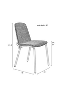 Minimalist Dining Chairs (2) | Zuiver Clip | Oroatrade.com
