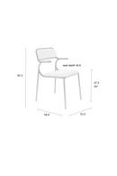 Modern Dining Armchair Set (2) | Zuiver Alba | Dutchfurniture.com
