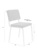 Cushioned Minimalist Dining Chairs (2) | Zuiver Buddy | Dutchfurniture.com