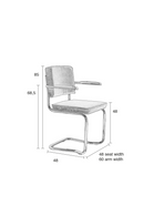 Modern Ribcord Dining Armchairs (2) | Zuiver Ridge | Oroatrade.com