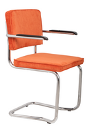 Modern Ribcord Dining Armchairs (2) | Zuiver Ridge | Oroatrade.com