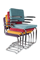 Modern Ribcord Dining Armchairs (2) | Zuiver Ridge | Oroatrade.com