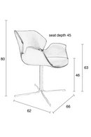 Leather Accent Armchairs (2) | Zuiver Nikki | Oroatrade.com