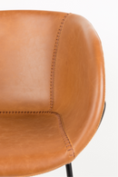 Baseball-Stitched Leather Armchairs (2) | Zuiver Feston | Oroatrade.com