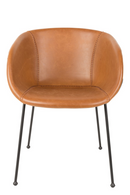 Baseball-Stitched Leather Armchairs (2) | Zuiver Feston | Oroatrade.com