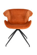 Bucket Seat Velvet Dining Armchairs (2) | Zuiver Mia | Oroatrade.com