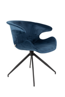 Bucket Seat Velvet Dining Armchairs (2) | Zuiver Mia | Oroatrade.com