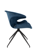 Bucket Seat Velvet Dining Armchairs (2) | Zuiver Mia | Oroatrade.com