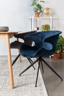 Bucket Seat Velvet Dining Armchairs (2) | Zuiver Mia | Oroatrade.com