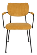 Yellow Upholstered Dining Armchairs (2) | Zuiver Benson | DutchFurniture.com