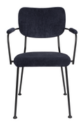 Dark Blue Upholstered Dining Chairs (2) | Zuiver Benson | DutchFurniture.com