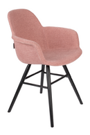Fabric Upholstered Dining Armchairs (2) | Zuiver Albert Kuip | Oroatrade.com