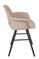 Fabric Upholstered Dining Armchairs (2) | Zuiver Albert Kuip | Oroatrade.com