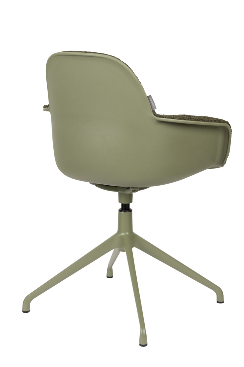 Green Upholstered Swivel Armchairs (2) | Zuiver Albert | Oroatrade