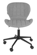 Gray Upholstered Office Chair | Zuiver OMG | OROA TRADE