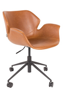 Leather Swivel Office Chair | Zuiver Nikki | Oroatrade.com