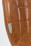 Cognac Leather Bucket Office Chair | Zuiver OMG | DutchFurniture.com