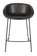 Baseball-Stitched Leather Counter Stools (2) | Zuiver Feston | Oroatrade.com