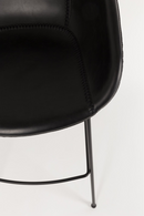 Baseball-Stitched Leather Counter Stools (2) | Zuiver Feston | Oroatrade.com