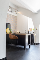 Baseball-Stitched Leather Counter Stools (2) | Zuiver Feston | Oroatrade.com