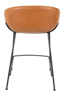 Baseball-Stitched Leather Counter Stools (2) | Zuiver Feston | Oroatrade.com