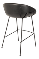 Baseball-Stitched Leather Bar Stools (2) | Zuiver Feston | Oroatrade.com