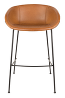 Baseball-Stitched Leather Bar Stools (2) | Zuiver Feston | Oroatrade.com