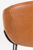 Baseball-Stitched Leather Bar Stools (2) | Zuiver Feston | Oroatrade.com
