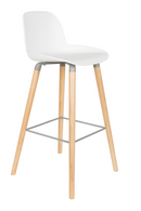 Molded Barstools (2) | Zuiver Albert Kuip | Dutchfurniture.com