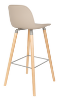 Molded Barstools (2) | Zuiver Albert Kuip | Dutchfurniture.com