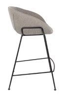 Gray Upholstered Counter Stools (2) | Zuiver Feston | Dutchfurniture.com