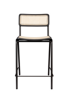 Wood Framed Rattan Counter Stools (2) | Zuiver Jort | Oroatrade.com