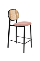 Rattan Backrest Counter Stool | Zuiver Spike | Dutchfurniture.com