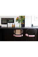 Rattan Backrest Counter Stool | Zuiver Spike | Dutchfurniture.com