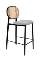 Rattan Backrest Counter Stool | Zuiver Spike | Dutchfurniture.com
