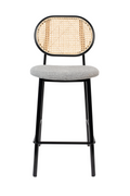 Rattan Backrest Counter Stool | Zuiver Spike | Dutchfurniture.com