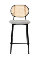 Rattan Backrest Counter Stool | Zuiver Spike | Dutchfurniture.com