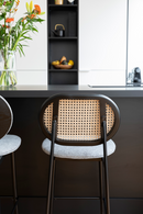 Rattan Backrest Counter Stool | Zuiver Spike | Dutchfurniture.com
