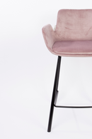 Velvet Upholstered Counter Stools (2) | Zuiver Brit | Dutchfurniture.com