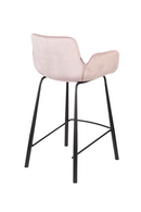 Velvet Upholstered Counter Stools (2) | Zuiver Brit | Dutchfurniture.com