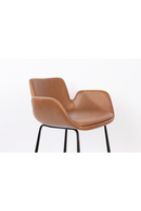 Leather Upholstered Counter Stools (2) | Zuiver Brit | Dutchfurniture.com