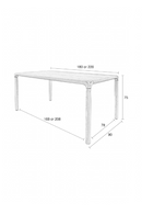 Lacquered Wood Dining Table (S) | Zuiver Storm | Dutchfurniture.com